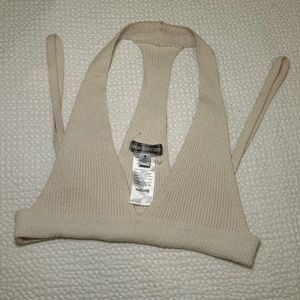 Urban outfitters white crop top